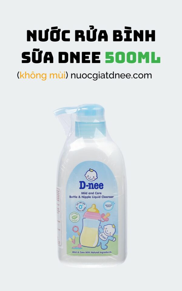 nước rửa bình sữa dnee