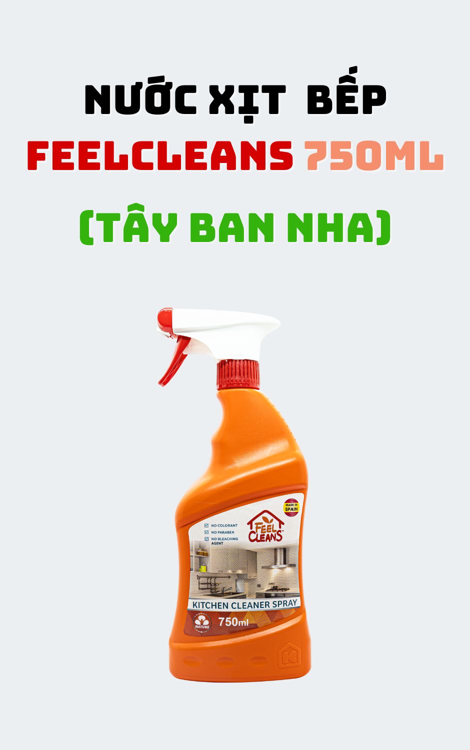 Nước xịt bếp FeelCleans